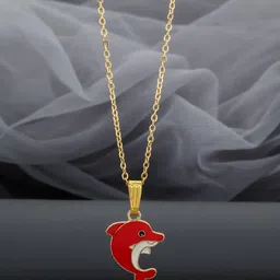 SZN Set Of 2 Stainless Steel Gold-Plated Artificial Beaded Necklace image 5