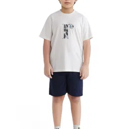 Rare Ones Boys Off White Cotton Blend Printed T-Shirt image 5