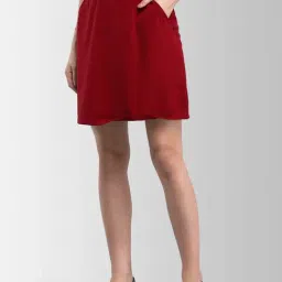Fablestreet Maroon Shift Skirt image 3