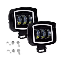 AllExtreme EX3LFP2 3 LED Headlight Lamp Universal Waterproof Off Road Driving CREE LED Fog Light with Mounting Brackets for Bike, Jeep and Cars (30W, White, 2 Pcs)-picture-24