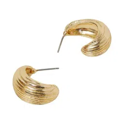 Accessorize London Golden Earrings for Women image 4