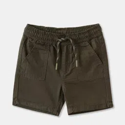 R&B Boys Olive Cotton Shorts-picture-30