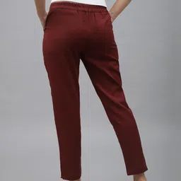 Pittra4ever Women Solid Comfort Trousers image 4