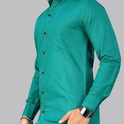 KHUSHI CREATION Spread Collar Original Cotton Casual Shirt image 2