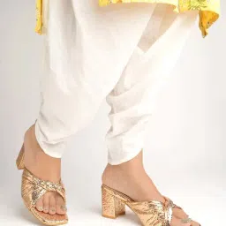 Shoetopia Kids Rose Gold Casual Sandals-image-24
