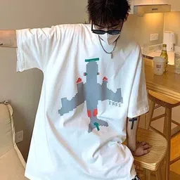 StyleCast Men Graphic Printed Round Neck Oversized T-shirt-picture-22