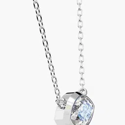 VALANOVA BIS Hallmarked 14K White Gold Diamond Studded Chain 3.1gm image 5