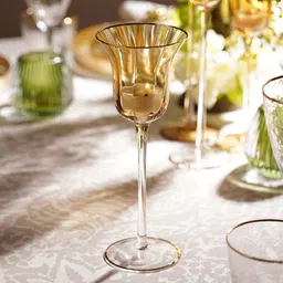 Pure Home and Living Gold-Toned Glass Candle Holder-picture-38