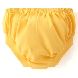 Doodle Poodle 100% Cotton Stripes & Marine Life Printed Briefs Pack of 3 -Navy Red & Yellow image 3