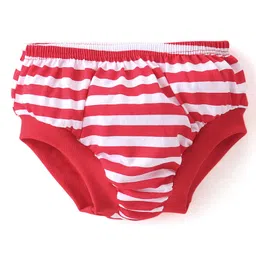 Doodle Poodle 100% Cotton Stripes & Marine Life Printed Briefs Pack of 3 -Navy Red & Yellow image 4