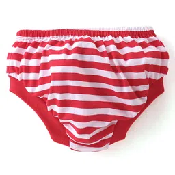 Doodle Poodle 100% Cotton Stripes & Marine Life Printed Briefs Pack of 3 -Navy Red & Yellow image 5