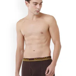 Rupa Macroman Men's Cotton Assorted Solid Mini OE Trunks image 5