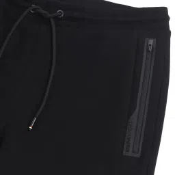 u.s. polo assn. Uspa Active Black Cotton Slim Fit Sports Shorts image 5