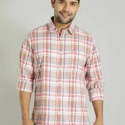 Indian Terrain Multi Slim Fit Checked Shirt-picture-28