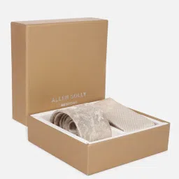 Allen Solly Beige Polyester Printed Tie & Pocket Square image 5