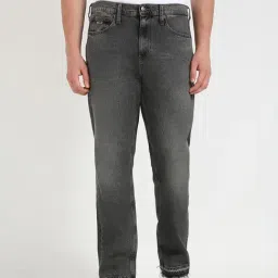 TOMMY HILFIGER Black Cotton Regular fit Solid Jeans-picture-42