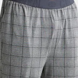 Jockey IM03 Men's Tencel Micro Modal Cotton Regular Fit Checkered Pyjama (Prints May Vary) image 5