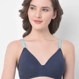 Clovia Blue Non Wired Padded T-Shirt Bra-picture-40
