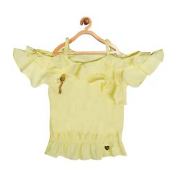 Tiny Girl Kids Lemon Regular Fit Top-image-38