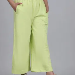 Cantabil Girls Green Regular Fit Track Pants image 3