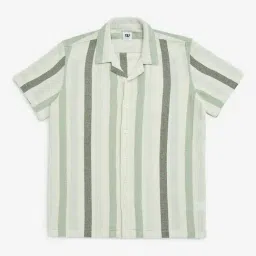 Y&F Kids by Westside Off-White Striped Cotton Shirt-picture-29