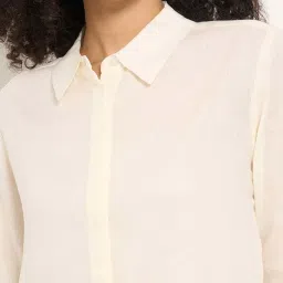 Annabelle By Pantaloons Whisper White Regular Fit Shirt image 5