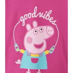 The Souled Store Kids Pink Printed Full Sleeves T-Shirt image 3