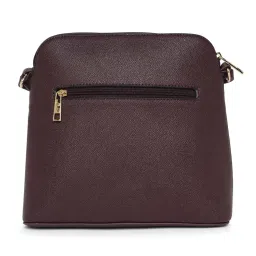 Lavie Wine Solid Sling Handbag image 5