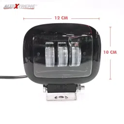 AllExtreme EX3FB1P 3 LED Headlight Lamp Universal Waterproof Off Road Driving CREE LED Fog Light with Mounting Brackets for Bike, Jeep and Cars (40W, White, 1 PC, 6 Months Warranty) image 2