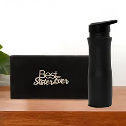 INTERNATIONAL GIFT Black Single Copper Solid Water Bottle-image-45