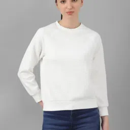 Allen Solly White Textured Pattern Sweatshirt-picture-29