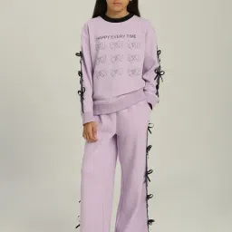 VERO MODA GIRL Orchid Bouquet Printed Sweatshirt image 4