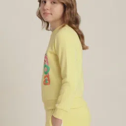 VERO MODA GIRL Aspen Gold Printed Sweatshirt image 3