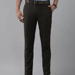 Park Avenue Men Mid Rise Checked Neo Fit Formal Trousers-picture-33
