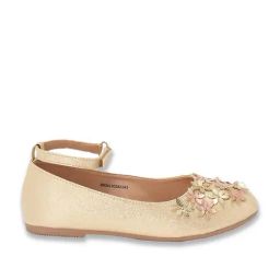 Pantaloons Junior Kids's Gold Ballerina Shoes-picture-13