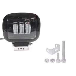 AllExtreme EX3FB1P 3 LED Headlight Lamp Universal Waterproof Off Road Driving CREE LED Fog Light with Mounting Brackets for Bike, Jeep and Cars (40W, White, 1 PC, 6 Months Warranty) image 5