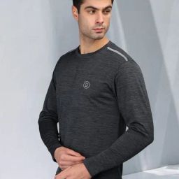 Chkokko Metallic Relaxed Fit Solid T-Shirts-picture-47