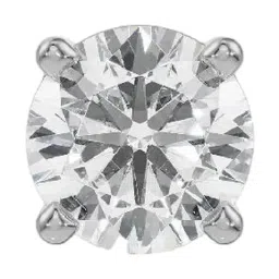 EMORI Yellow Gold Avir Round Solitaire Studs for Men-image-58