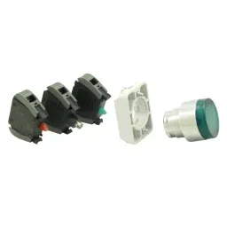 RS PRO Illuminated Push Button Complete Unit 22.5 mm 1NO+1NC, 2398193 image 3
