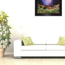 Chaque Decor Black & Purple Floral & Botanical Wooden Wall Art-picture-25