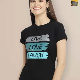 Metronaut Women Typography 2 Printed T-shirt-picture-38