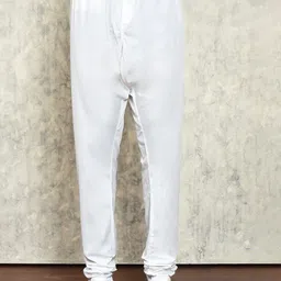 Arihant Rai Sinha Mandarin Collar Thread Work Poly Cotton Straight Kurta With Churidar image 5