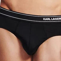 Karl Lagerfeld Pack Of 3 Low-Rise Lightweight Basic Briefs 0312095245A25002 image 3