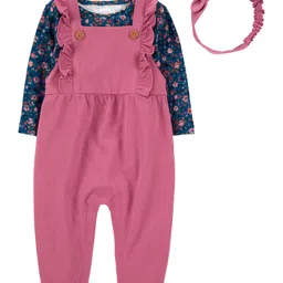 Carter's 3-Piece Tee & Jumpsuit Set - Pink-picture-13