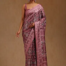 Soch Ethnic Motifs Art Silk Handloom Saree-picture-39