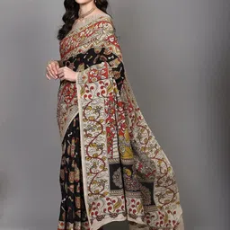 Exotic India Ethnic Motifs Pure Cotton Saree image 3