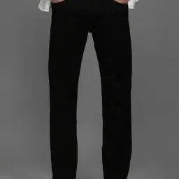 Louis Philippe Black Slim Fit Jeans-image-53