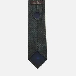 Louis Philippe Green Embroidered Tie image 2