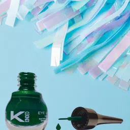 KINDED Liquid Eye Liner Midnight Black & Dapper Green Combo image 4