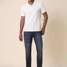 Allen Solly Navy Skinny Fit Jeans image 4